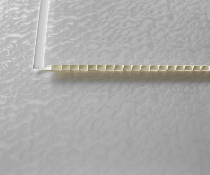Производство ПВХ панель цвета "Белый зефир" 250*2700 ламинированная